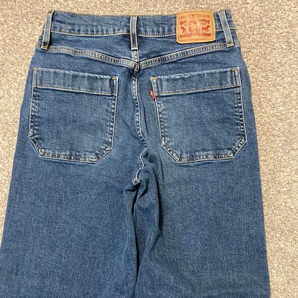 Levi’s Mile High Cropped Wide Leg jeans 26 - Picture 14 of 16
